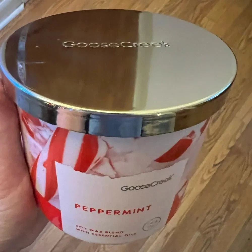 Goose Creek Peppermintnt 3 Wick Candle 14.5 Oz
